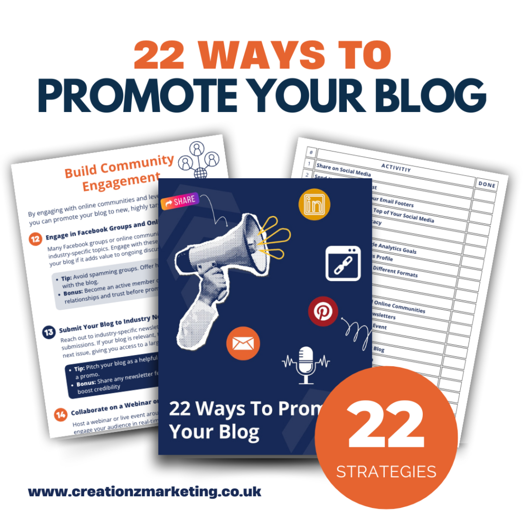 22 Ways to Promote Your Blog