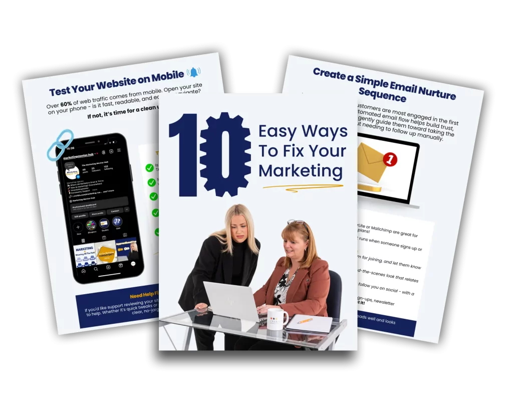 Easy Ways<br />
To Fix Your<br />
Marketing